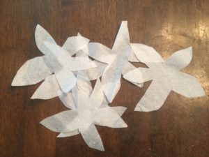 how to make tissue paper flowers