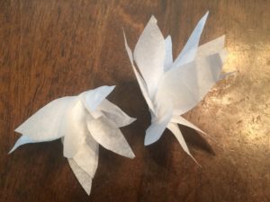 how to make tissue paper flowers