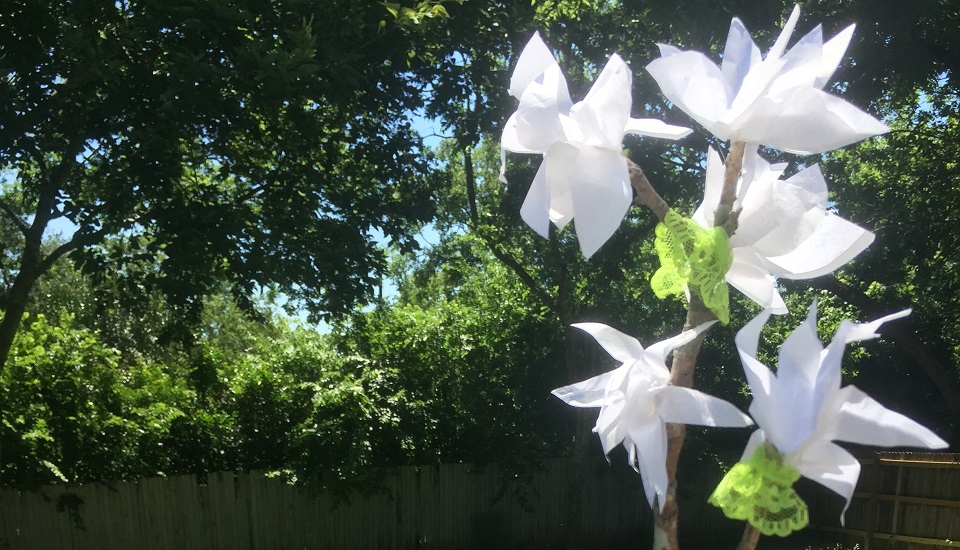 how to make tissue paper flowers