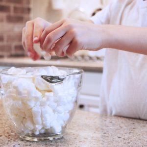 Easter carrot Rice Krispies treats