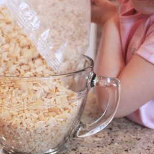 Easter carrot Rice Krispies treats