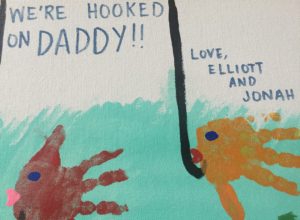 handprint art for dad