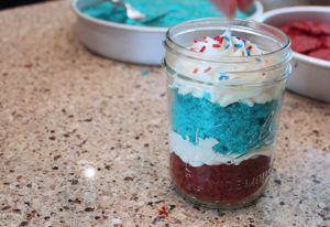 cupcake in a jar