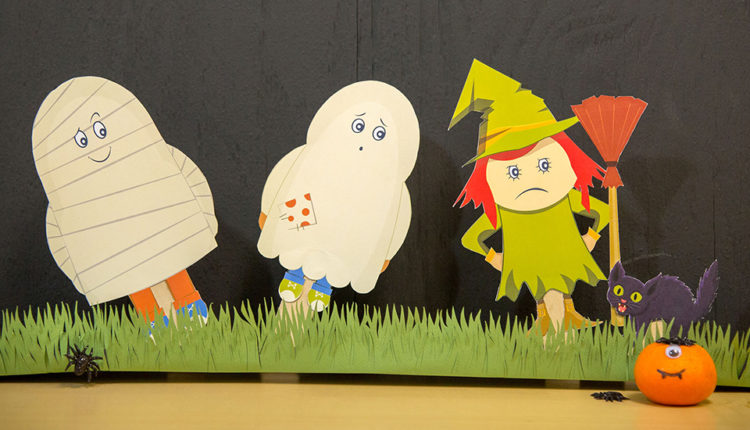 Printable Halloween puppets: Make your own Halloween puppet show