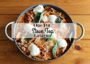 one pot meals